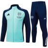 Mens Arsenal Jacket + Pants Training Suit Aqua 2025/26