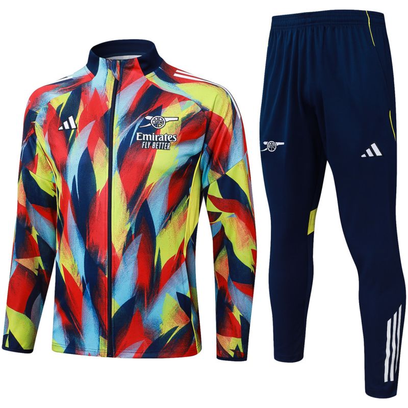 Männer Arsenal Trainingsanzug Jacke + Hose Bunte 2025/26-günstige Trikots