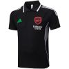 Mens Arsenal Polo Shirt Black 2025/26