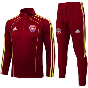 Mens Arsenal Training Suit Burgundy 2025/26
