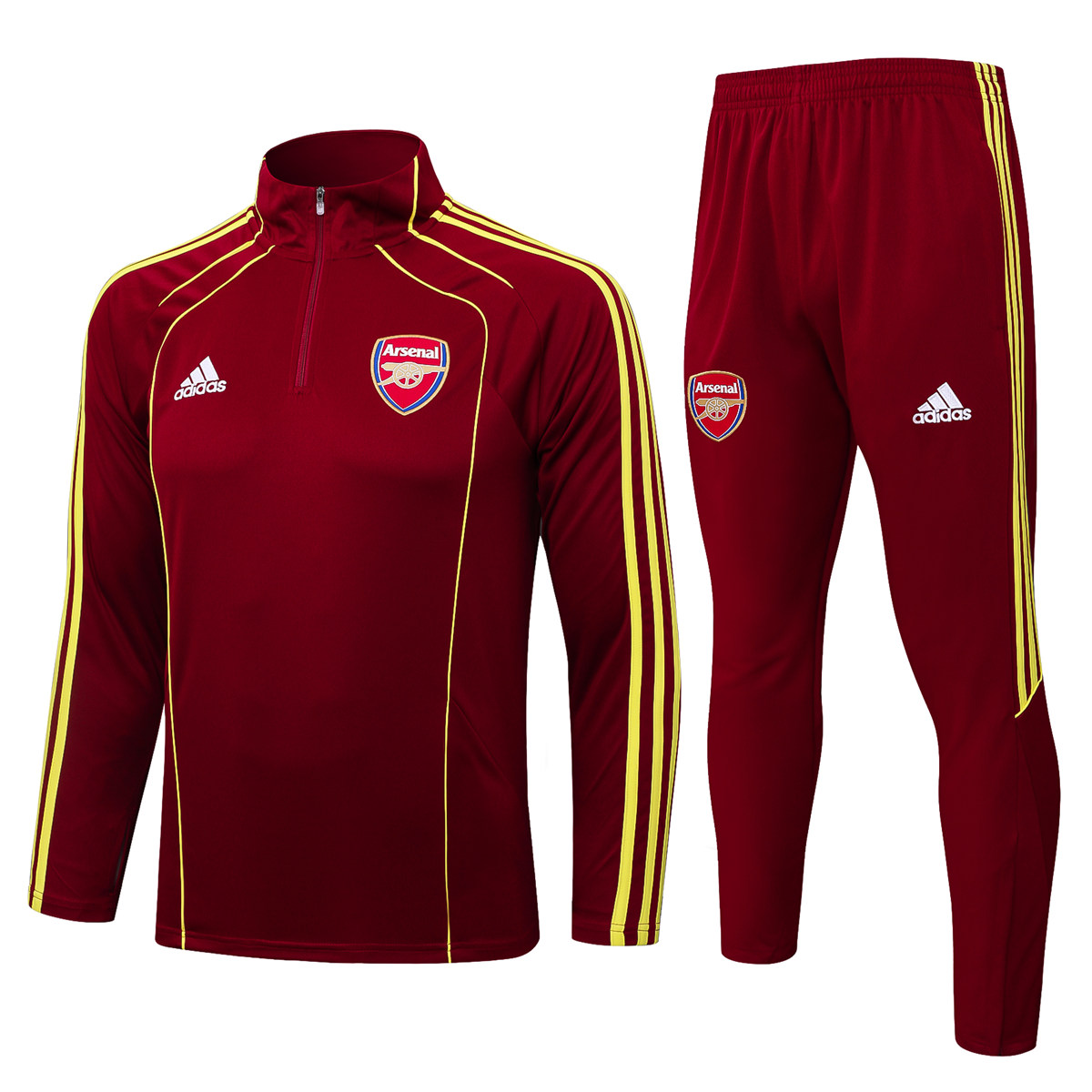 Mens Arsenal Training Suit Burgundy 2025/26