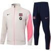 Mens Barcelona Jacket + Pants Training Suit Cream 2025/26