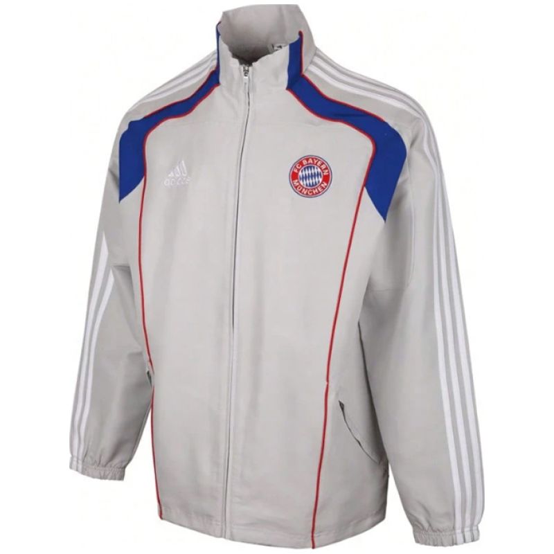 Männer Bayern München Allwetter-Windrunner-Jacke Hellgrau 2025/26-günstige Trikots
