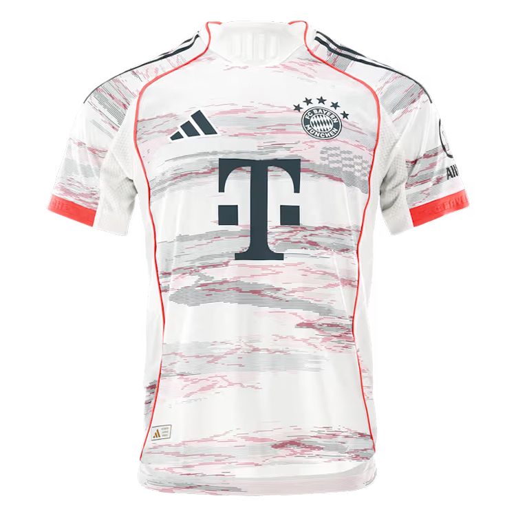 Mens Bayern Munich Away Authentic Jersey 2025/26 – Match