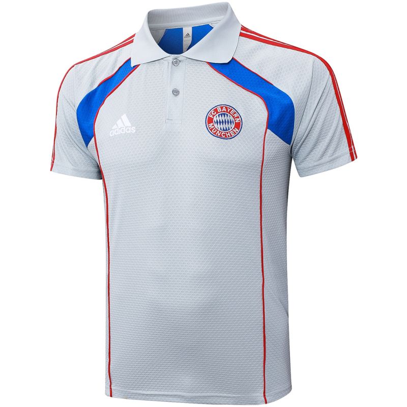 Mens Bayern Munich Polo Shirt Light Grey 2025/26-cheap jerseys
