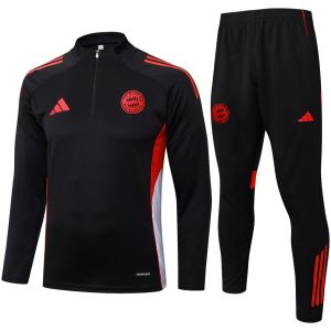 Herren Bayern München Trainingsanzug Schwarz 2025/26-günstige Trikots