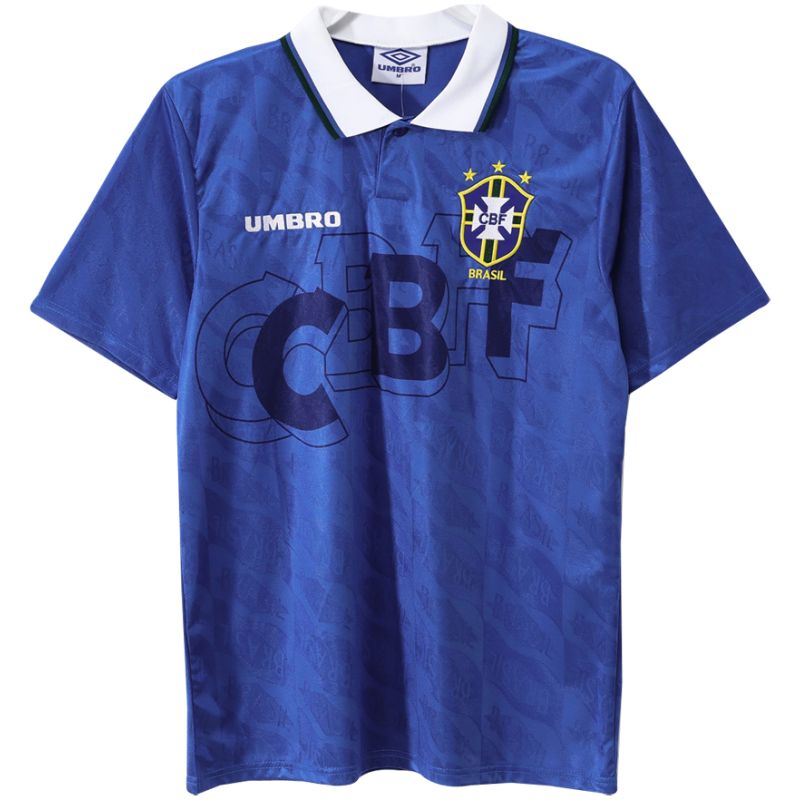 Mens Brazil Retro Away Jersey 1993
