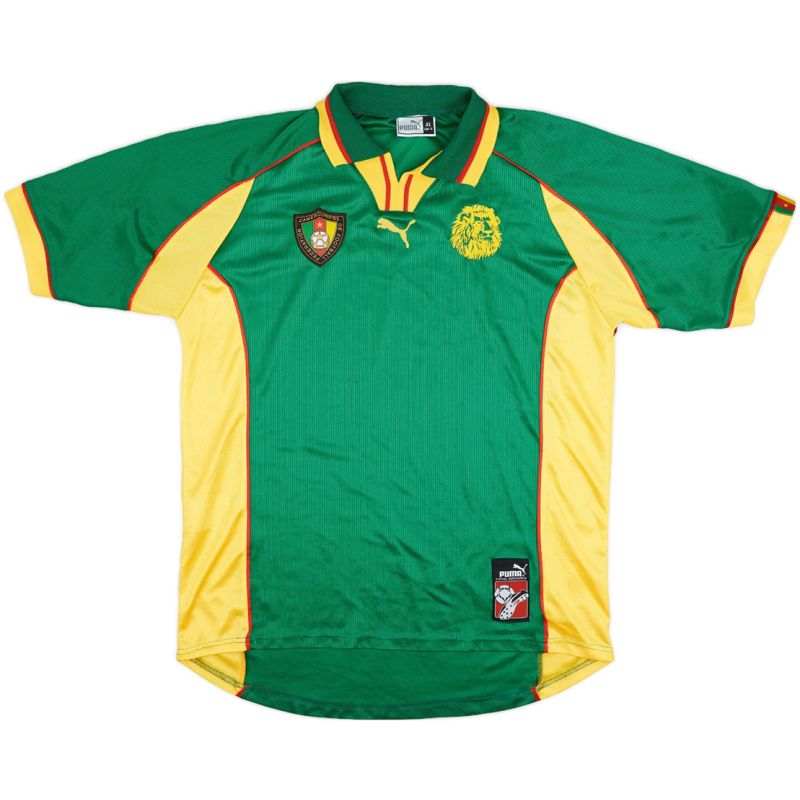 Mens Cameroun Retro Home Jersey 1998/99
