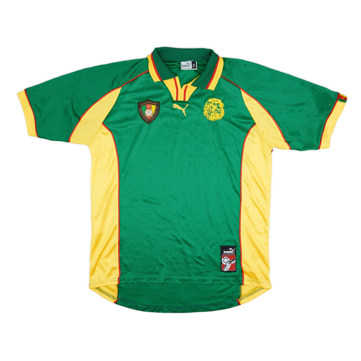 Mens Cameroun Retro Home Jersey 1998/99