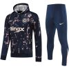 Mens Chelsea Hoodie Sweatshirt + Pants Training Suit Black 2025/26-cheap jerseys