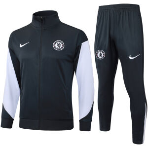 Mens Chelsea Jacket + Pants Training Suit Dark Grey 2025/26