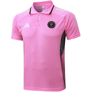 Mens Inter Miami C.F. Polo Shirt Pink 2025/26