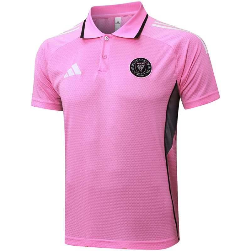 Mens Inter Miami C.F. Polo Shirt Pink 2025/26