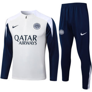 Mens Inter Milan Training Suit White 2025/26 Mens Inter Milan Training Suit White 2025/26