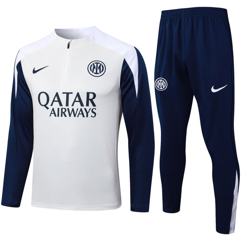 Mens Inter Milan Training Suit White 2025/26