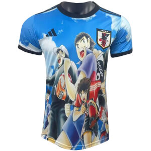 Mens Japan Special Edition Tsubasa Blue Jersey 2025 Mens Japan Special Edition Tsubasa Blue Jersey 2025
