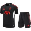 Mens Liverpool Short Training Suit Black 2025/26-cheap jerseys