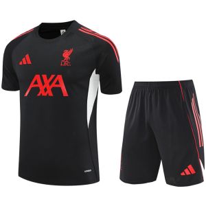 Herren Liverpool Trainingsanzug Schwarz 2025/26-günstige Trikots