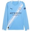 Mens Manchester City Home Jersey Long Sleeve 2025/26