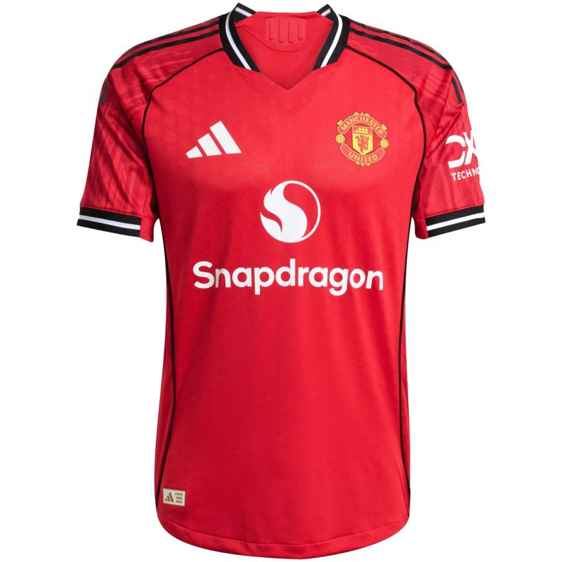 Herren Manchester United Heim-Authentikz Jersey 2025/26 – Match-günstige Trikots