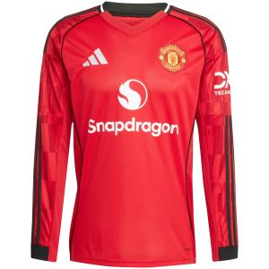 Herren Manchester United Heimtrikot Langarm 2025/26-günstige Trikots