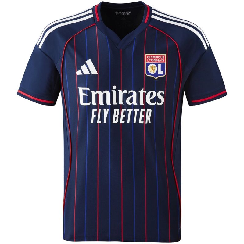 Herren Olympique Lyonnais Auswärts-Trikot 2025/26-günstige Trikots