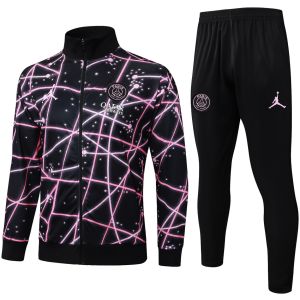 Trainingsanzug PSG x Jordan Jacke + Hose Schwarz 2025/26-günstige Trikots