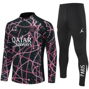 Herren PSG x Jordan Trainingsanzug Schwarz Grafik 2025/26-günstige Trikots