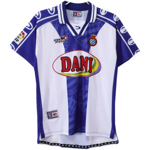 Mens RCD Espanyol Retro Home Jersey 1999/2000