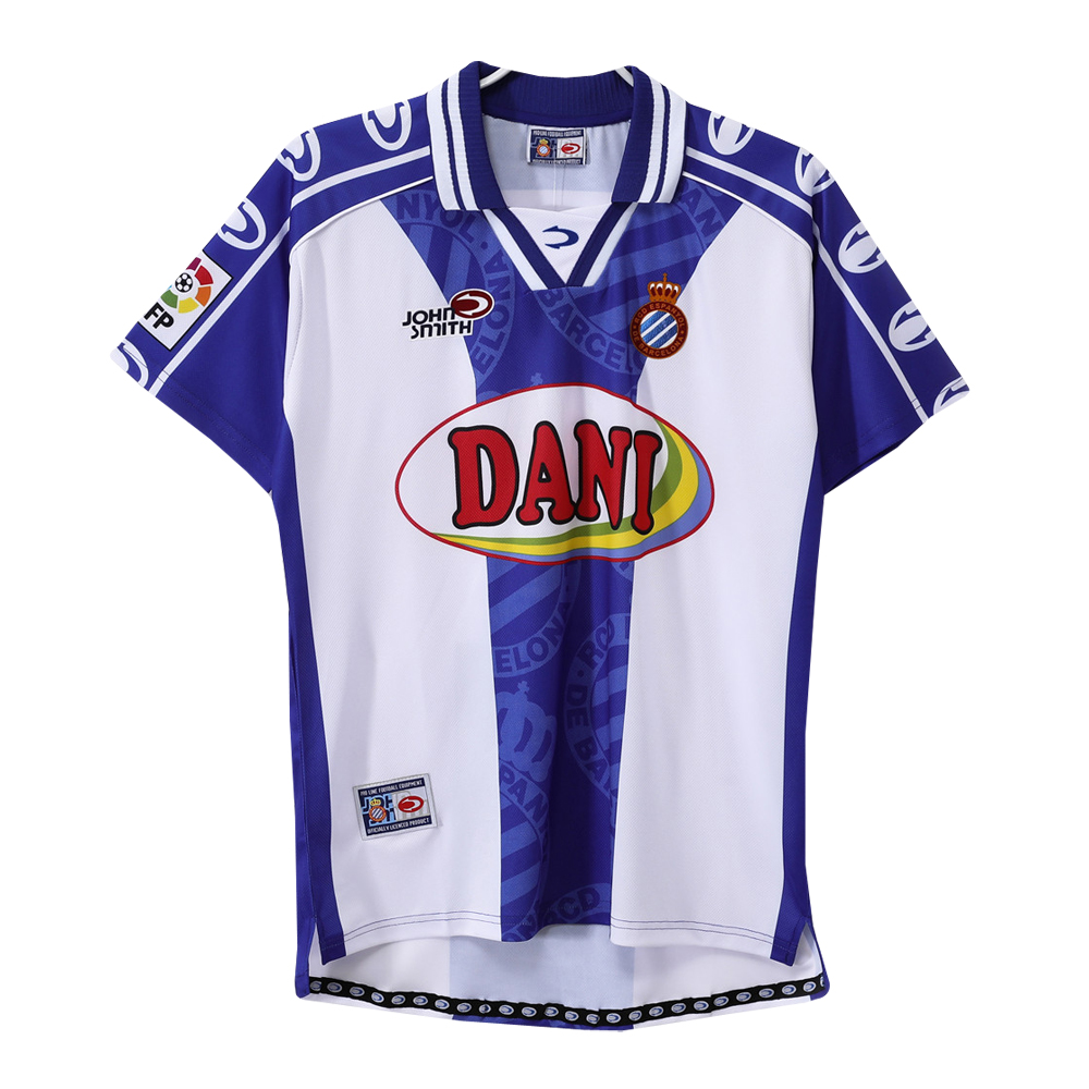 Mens RCD Espanyol Retro Home Jersey 1999/2000