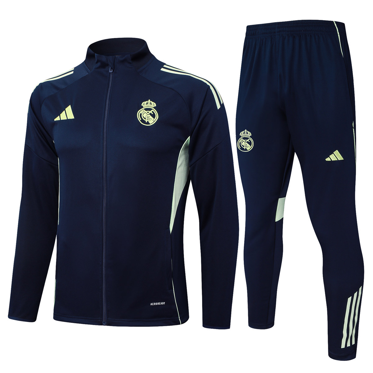 Mens Real Madrid Jacket + Pants Training Suit Royal 2025/26