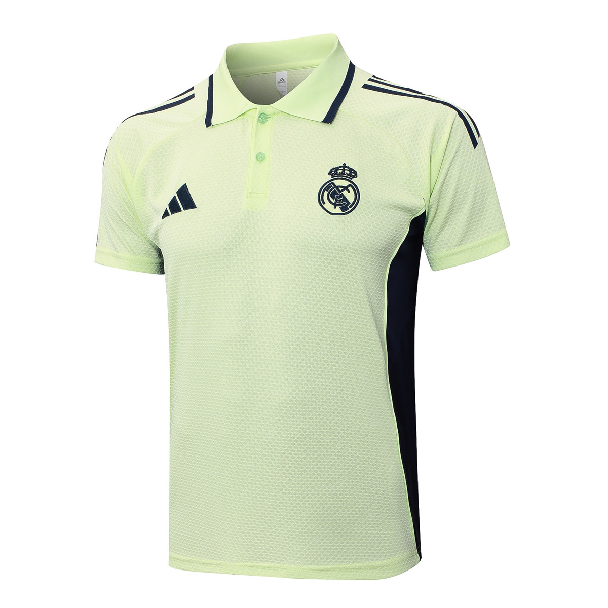 Mens Real Madrid Polo Shirt Light Green 2025/26