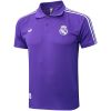 Mens Real Madrid Polo Shirt Purple 2025/26