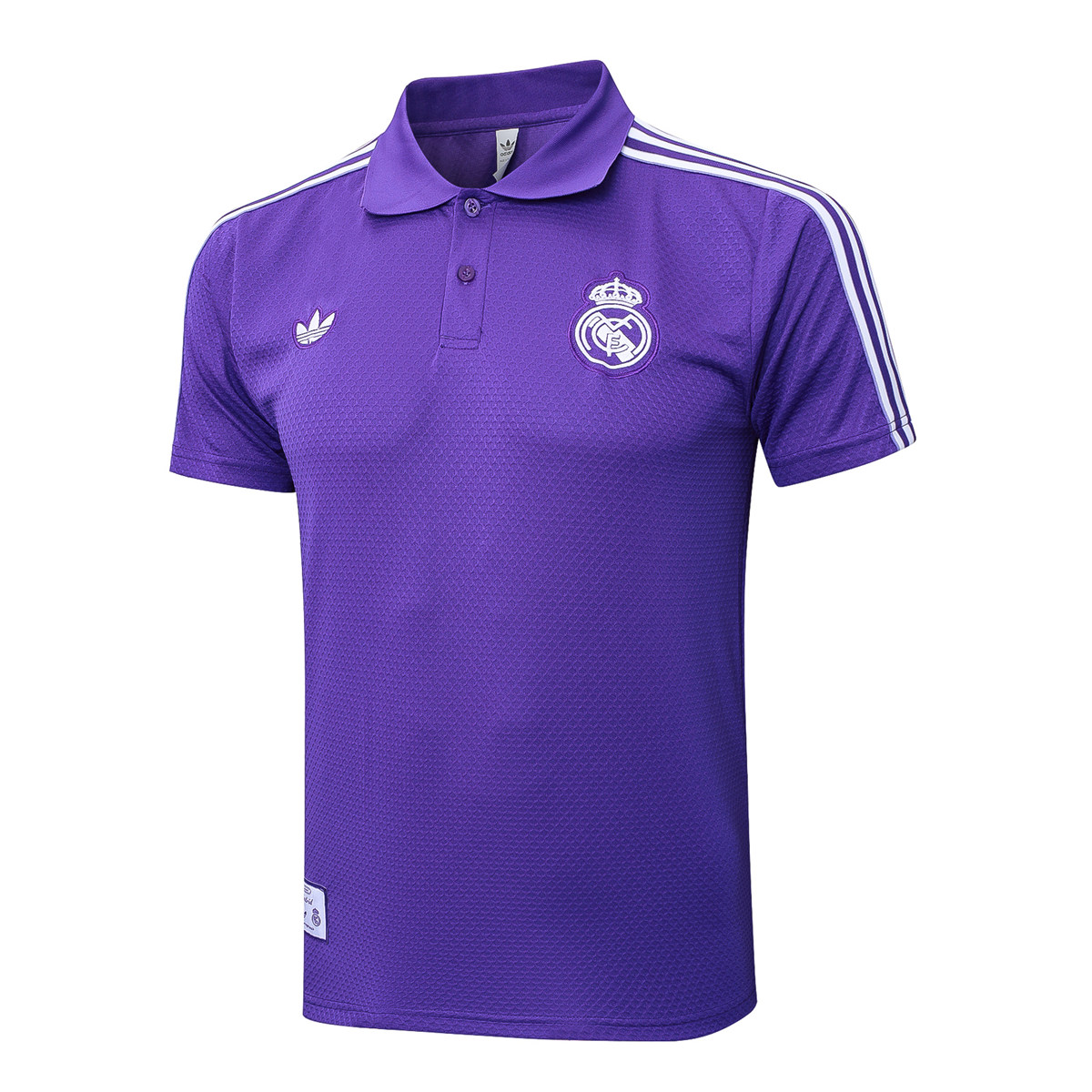 Mens Real Madrid Polo Shirt Purple 2025/26