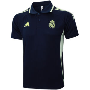 Mens Real Madrid Polo Shirt Royal 2025/26