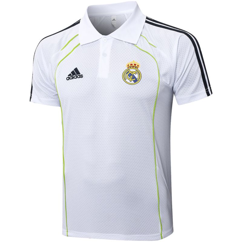 Mens Real Madrid Polo Shirt White 2025/26