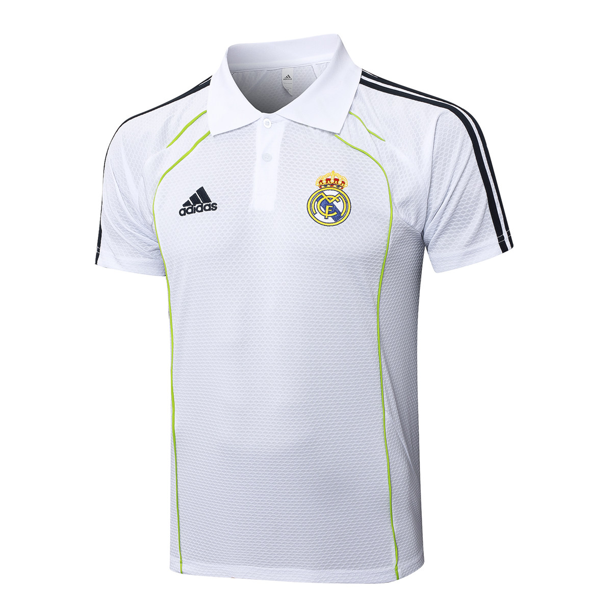 Mens Real Madrid Polo Shirt White 2025/26