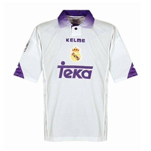 Mens Real Madrid Retro Home Jersey 1997/98
