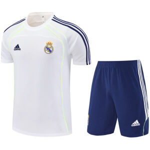 Mens Real Madrid Short Training Suit White 2025/26