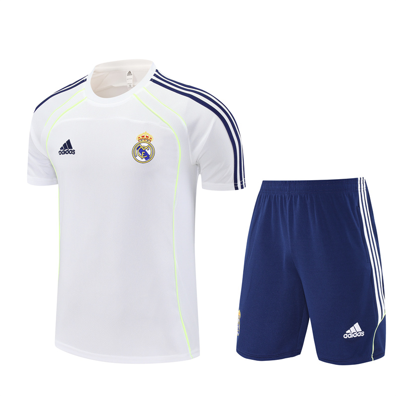 Mens Real Madrid Short Training Suit White 2025/26