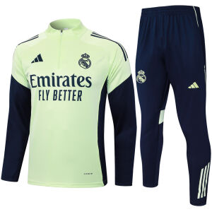 Mens Real Madrid Training Suit Light Green 2025/26