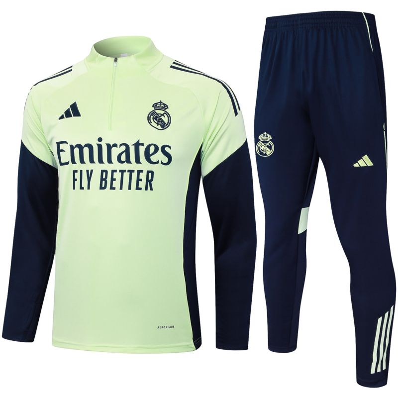 Mens Real Madrid Training Suit Light Green 2025/26