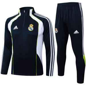 Mens Real Madrid Training Suit Royal – White 2025/26