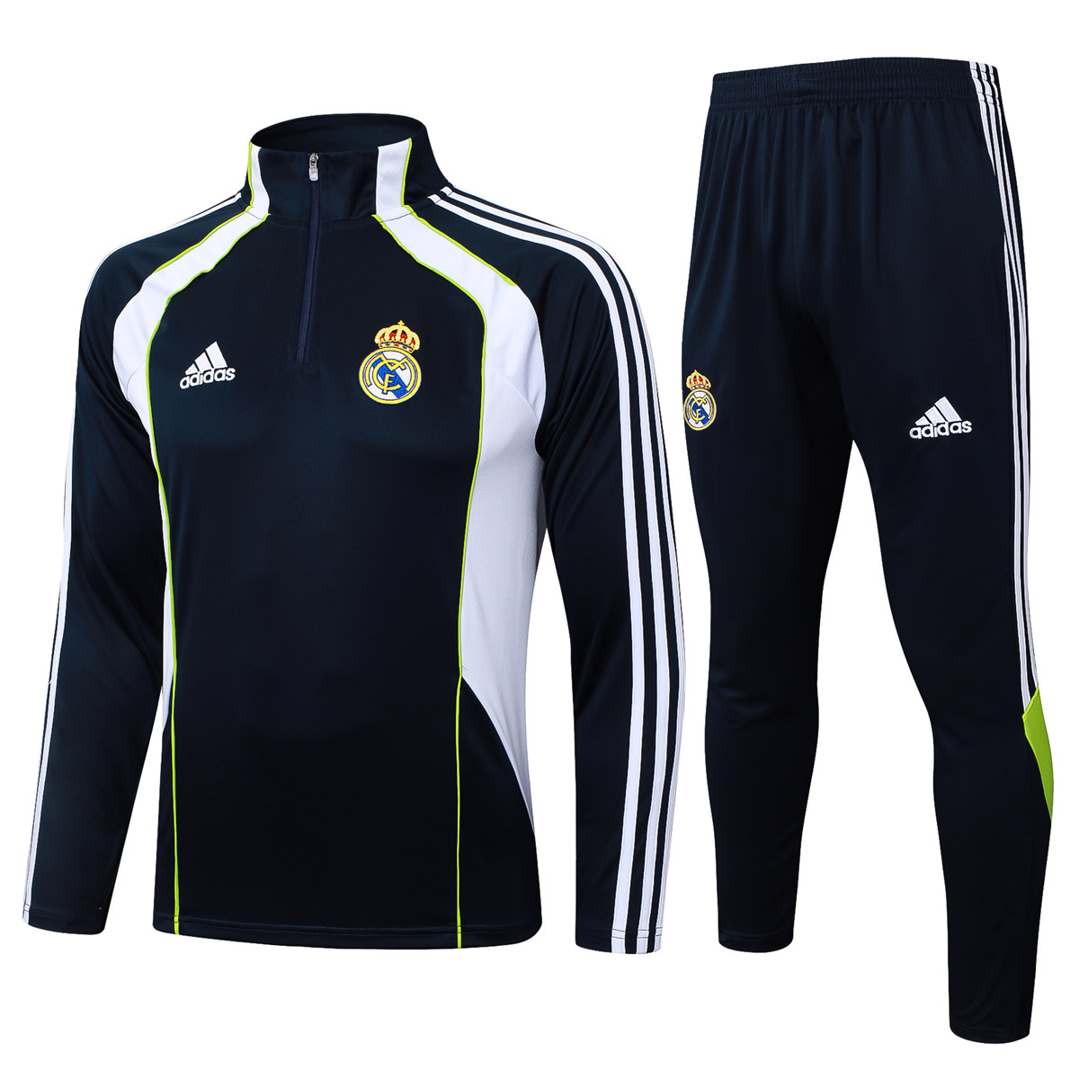 Mens Real Madrid Training Suit Royal – White 2025/26