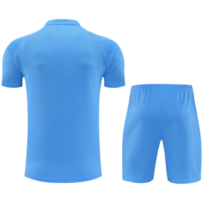 Mens Real Madrid Short Training Suit Blue 2025/26-cheap jerseys