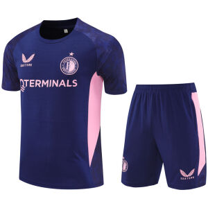 Mens Feyenoord Short Training Suit Royal 2025/26-cheap jerseys