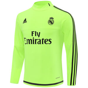 Mens Real Madrid Retro Training Top Fluorescent Green 2015/16-cheap jerseys
