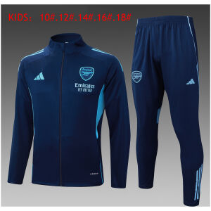 Kids Arsenal Jacket + Pants Training Suit Royal 2025/26-cheap jerseys