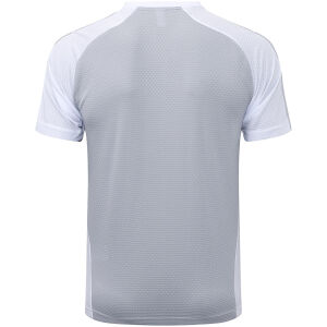 Mens Real Madrid Polo Shirt Light Grey 2025/26-cheap jerseys