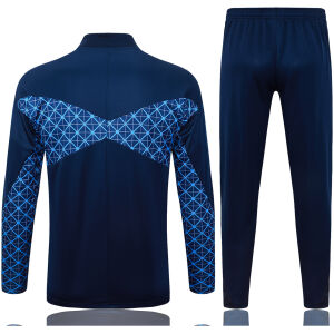 Mens PSG Training Suit Blue Patchwork 2025/26-cheap jerseys